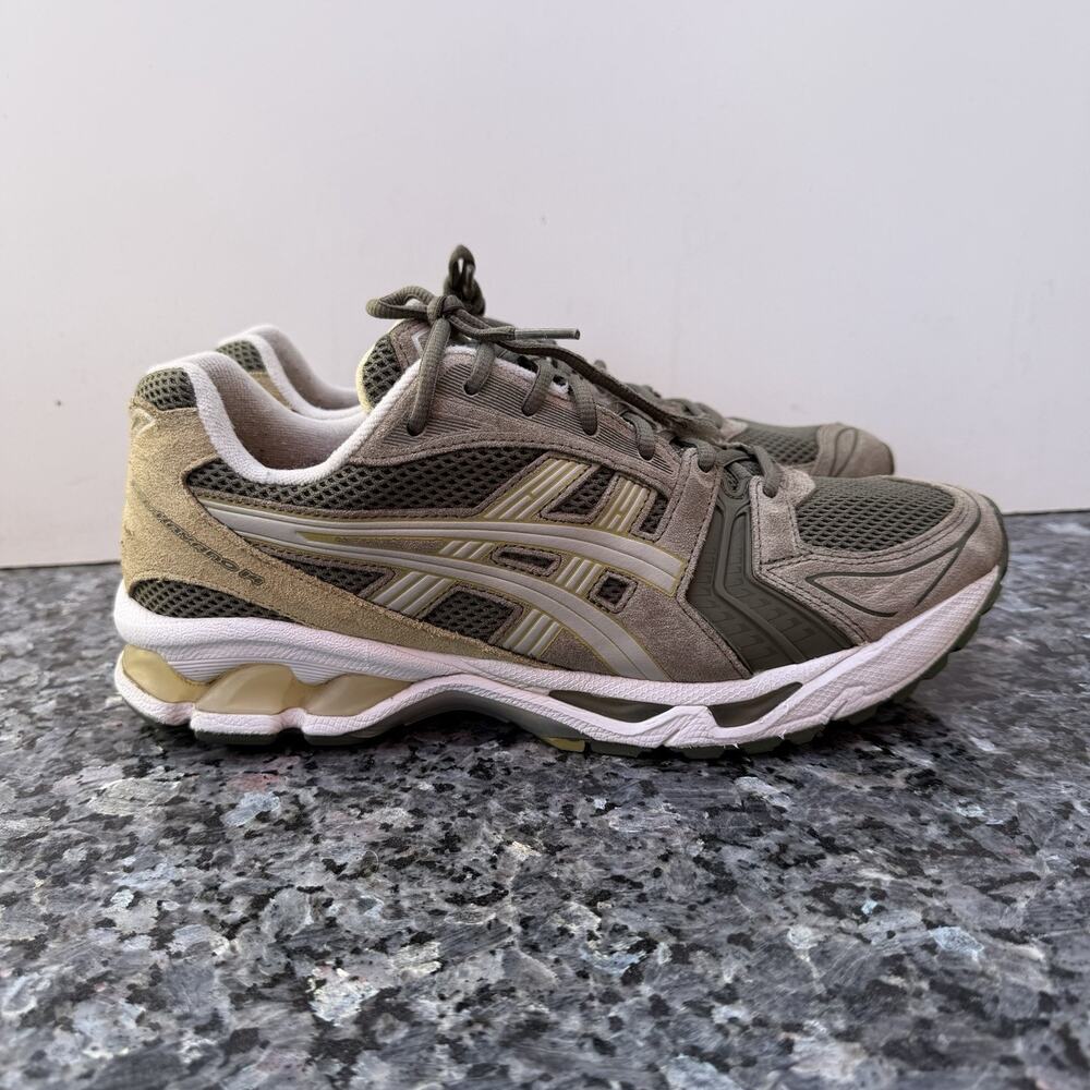 ASICS Gel Kayano 14 Mantle Green Oyster Grey Men's Size 10